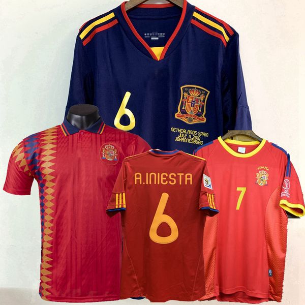 retro classic 1994 2002 spain 2010 world cup final soccer jerseys guardiola torres david villa ramos a.iniesta pique retro football shirt, Black;yellow
retro classic 1994 2002 spain 2010 world cup final soccer jerseys guardiola torres david villa ramos a.iniesta pique retro football shirt, Black;yellow