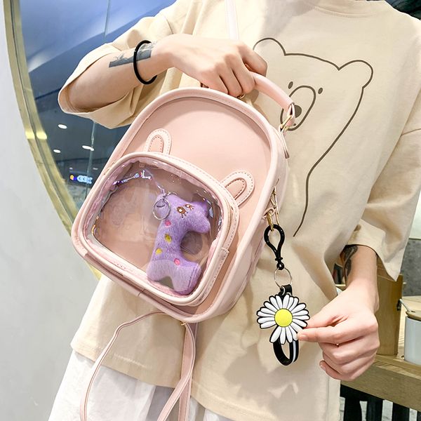 lovely mini backpack for women transparent clear ita backpack bag cute lolita pu leather shoulder bag korean 223
lovely mini backpack for women transparent clear ita backpack bag cute lolita pu leather shoulder bag korean 223