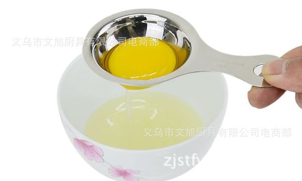 long handle white separation organ 304 stainless steel yolk liquid separator filter part egg spoon baking tool
long handle white separation organ 304 stainless steel yolk liquid separator filter part egg spoon baking tool