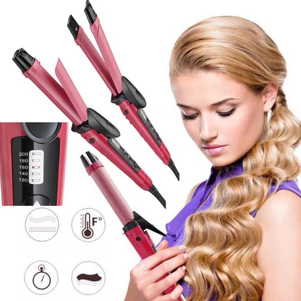 2 in 1 hair curler straightening machine styling professional electric hair straightener roller styler curler tools 5 temperatur
2 in 1 hair curler straightening machine styling professional electric hair straightener roller styler curler tools 5 temperatur
