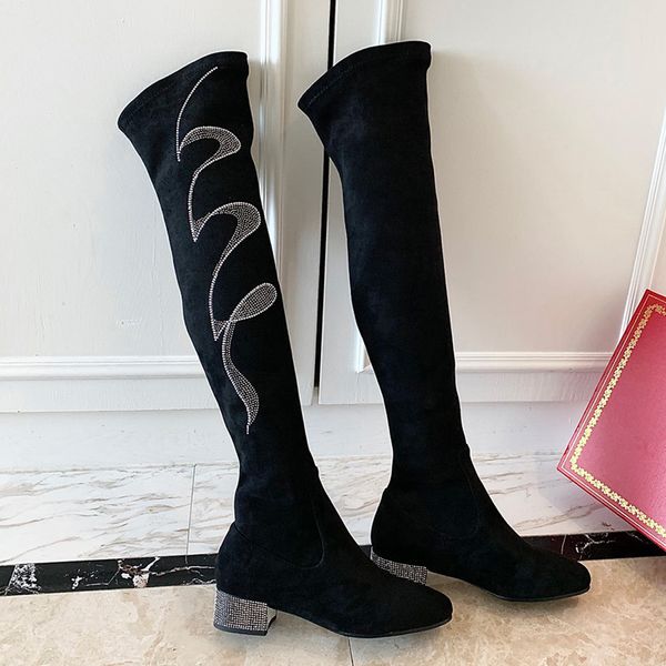 high-end fur snow boots women winter warm over the knee thigh high boots height increasing womans size 35-40, Black
high-end fur snow boots women winter warm over the knee thigh high boots height increasing womans size 35-40, Black