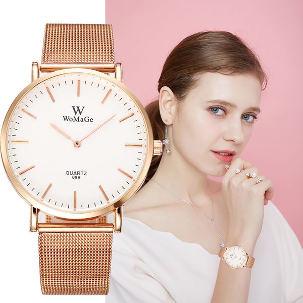 watch woman rose gold stainless steel mesh belt business quartz clock ladies fashion dress watches for women bayan kol saati, Slivery;brown
watch woman rose gold stainless steel mesh belt business quartz clock ladies fashion dress watches for women bayan kol saati, Slivery;brown