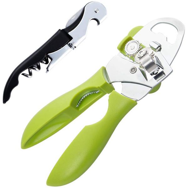 4-In-1 Can Opener Manual Smooth Edge - Handheld Tin, Beer, Bottle And Can Opener For Seniors With Arthritis, Premium Heavy Duty
4-In-1 Can Opener Manual Smooth Edge - Handheld Tin, Beer, Bottle And Can Opener For Seniors With Arthritis, Premium Heavy Duty