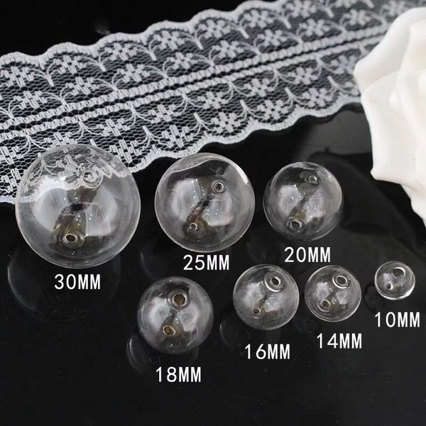 200pcs 6/8/10/12/14/16/18/20/22/25/30mm glass ball with double hole round bubble vial glass globe orbs jewelry findings beads other home dec
200pcs 6/8/10/12/14/16/18/20/22/25/30mm glass ball with double hole round bubble vial glass globe orbs jewelry findings beads other home dec