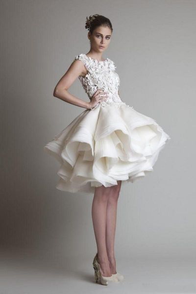 2019 new bateau sleeveless a-line mini beach wedding bridal dresses krikor jabotian organza ruffles short wedding dress, White
2019 new bateau sleeveless a-line mini beach wedding bridal dresses krikor jabotian organza ruffles short wedding dress, White
