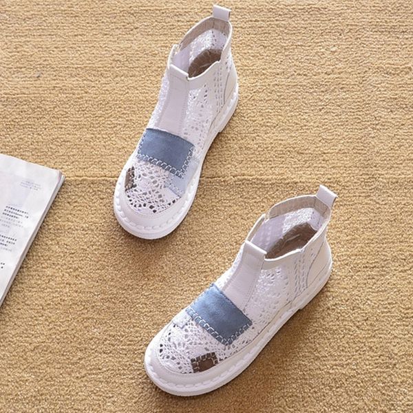 2020 fashion women summer boots thick sole mesh shoes casual woman boots ladies summer footwear women ankle a2383, Black
2020 fashion women summer boots thick sole mesh shoes casual woman boots ladies summer footwear women ankle a2383, Black