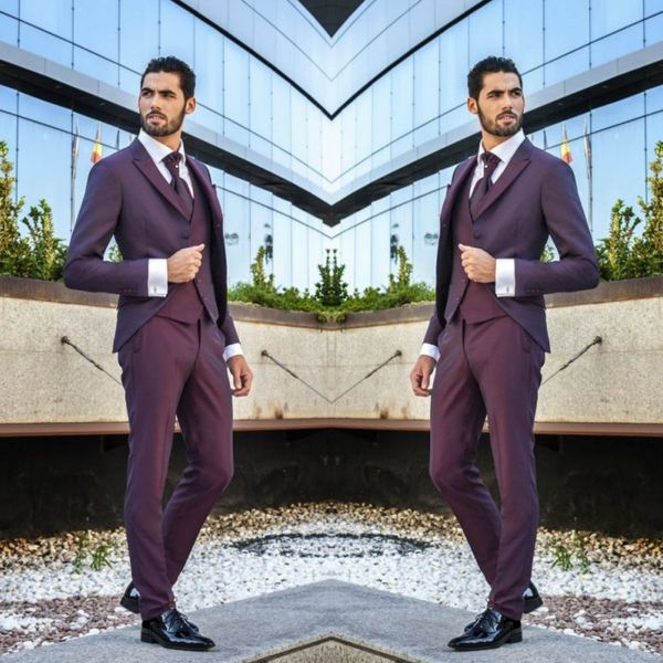 custom made mens wedding suits 2019 new arrival groomsmen burgundy suits groom tuxedos slim fit mens three pieces party suits prom tuxedos, Black;gray
custom made mens wedding suits 2019 new arrival groomsmen burgundy suits groom tuxedos slim fit mens three pieces party suits prom tuxedos, Black;gray