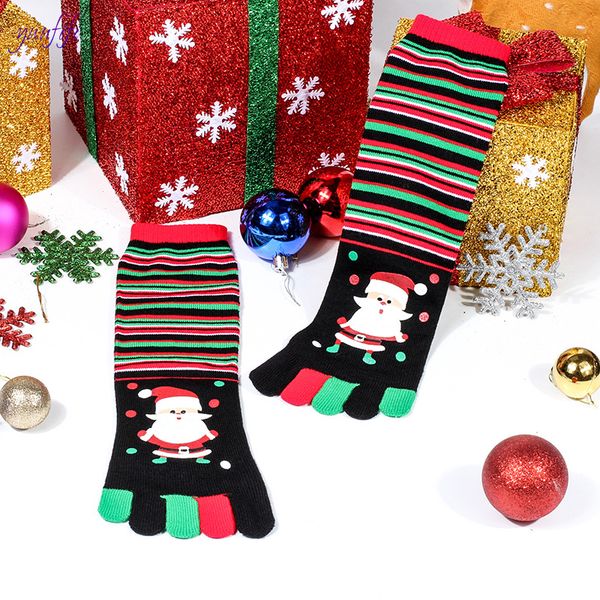 1 pair xmas warm five-finger socks winter snowflake deer cotton socks deodorant cartoon sock striped jacquard christmas g
1 pair xmas warm five-finger socks winter snowflake deer cotton socks deodorant cartoon sock striped jacquard christmas g