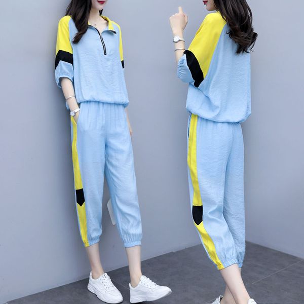 plus size casual 2 piece tracksuits women's large size color stitching sweatsuit + shorts loose two piece sportsuits, White
plus size casual 2 piece tracksuits women's large size color stitching sweatsuit + shorts loose two piece sportsuits, White