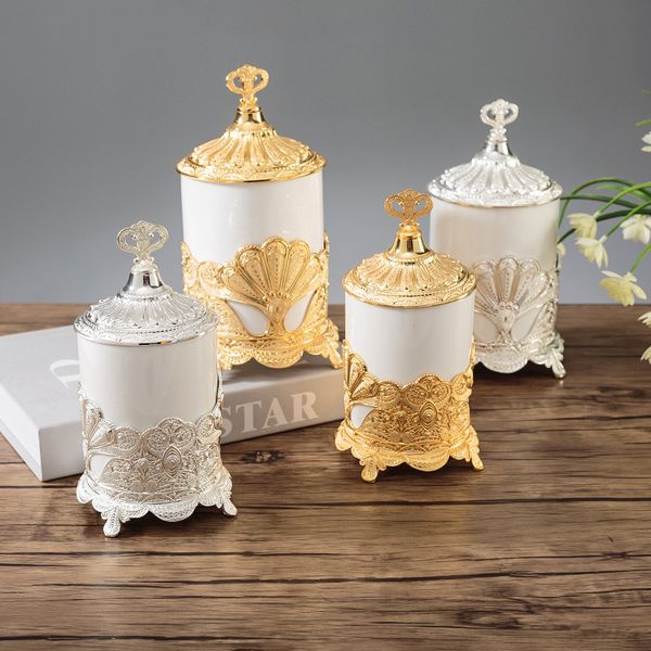 european style metal peacock decor home decoration kitchen ware ceramic suger box bottle sealed jar salt box containers
european style metal peacock decor home decoration kitchen ware ceramic suger box bottle sealed jar salt box containers