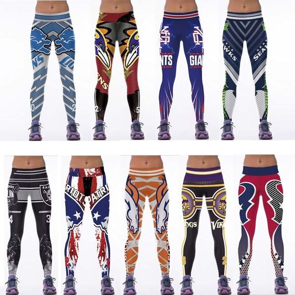 59 colour s-4xl women's gym 3d print football team leggings yoga jogging pants fitness leggings trousers, Black
59 colour s-4xl women's gym 3d print football team leggings yoga jogging pants fitness leggings trousers, Black