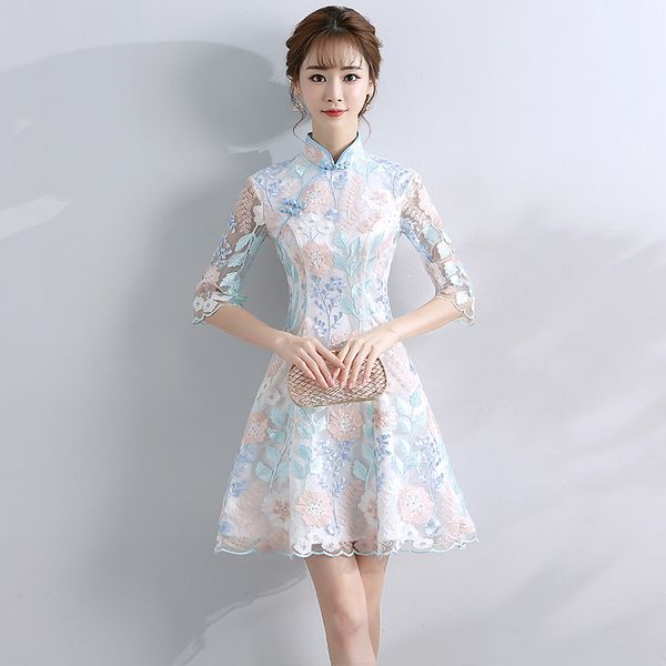 ethnic clothing blue chinese wedding dress qipao mini cheongsam fashion short qi pao traditional women evening gown china bride traditi, Red
ethnic clothing blue chinese wedding dress qipao mini cheongsam fashion short qi pao traditional women evening gown china bride traditi, Red