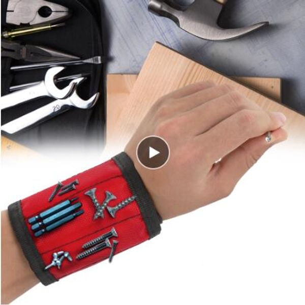 1pcs magnetic wristband hand wraps tool bag adjustable electrician wrist screws nails drill holder belt bracelet for home repair
1pcs magnetic wristband hand wraps tool bag adjustable electrician wrist screws nails drill holder belt bracelet for home repair