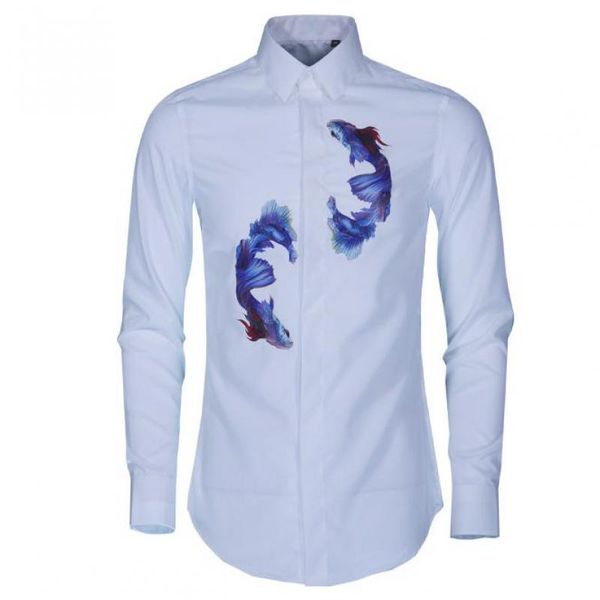3d digital printing men shirt 100% cotton chinese style long sleeve mens dress shirt camisa masculina slim fit man shirts 4xl, White;black
3d digital printing men shirt 100% cotton chinese style long sleeve mens dress shirt camisa masculina slim fit man shirts 4xl, White;black