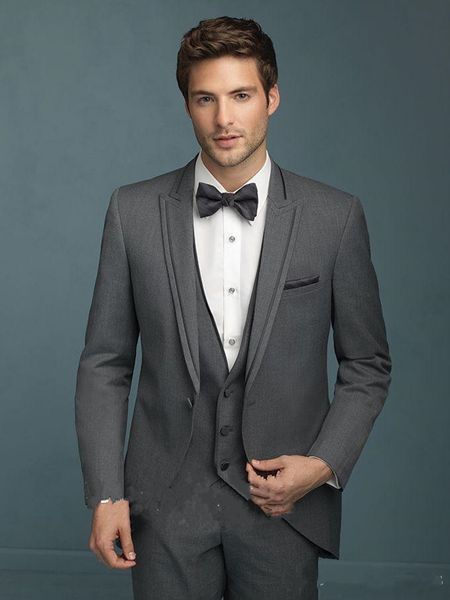 new custom made one button grey groom tuxedos peak lapel groomsmen man wedding prom dinner suits (jacket+pants+vest+tie) 1454, Black;gray
new custom made one button grey groom tuxedos peak lapel groomsmen man wedding prom dinner suits (jacket+pants+vest+tie) 1454, Black;gray