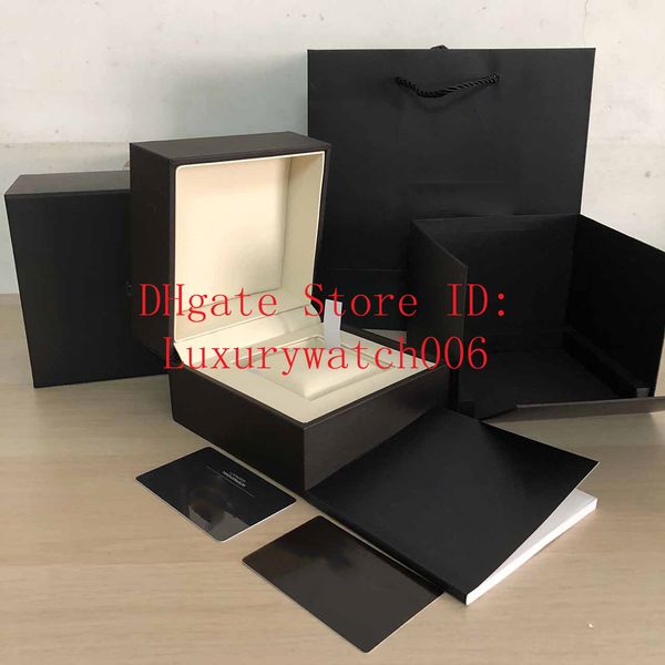 dark brown box gift case for taghere watches booklet card tags and papers in english swiss watches boxes, Black;blue
dark brown box gift case for taghere watches booklet card tags and papers in english swiss watches boxes, Black;blue