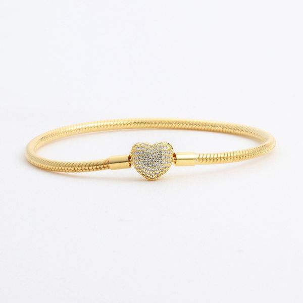 classic cz diamond bracelet for pandora 925 sterling silver plated 18k gold romantic love ladies bracelet with box, Golden;silver
classic cz diamond bracelet for pandora 925 sterling silver plated 18k gold romantic love ladies bracelet with box, Golden;silver