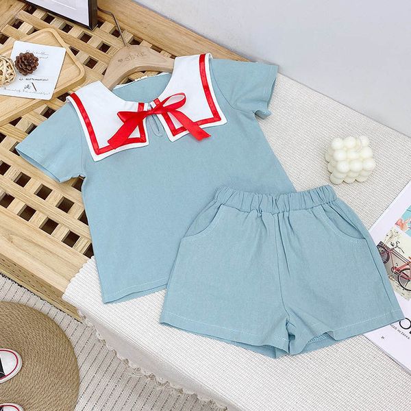 summer new children clothing sets korean girls college short sleeve + shorts suit girl 2 piece toddler kids outfits t200707, White
summer new children clothing sets korean girls college short sleeve + shorts suit girl 2 piece toddler kids outfits t200707, White