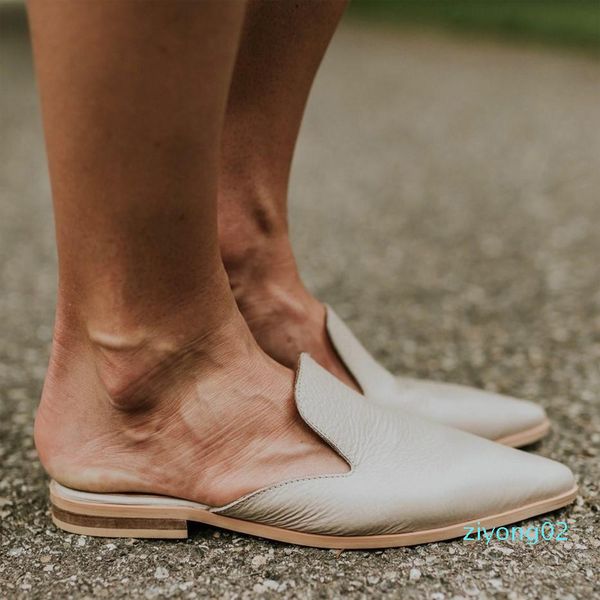 size 34-41 ladies leather mules shoes women slippers summer flat slippers women shoes point toe outdoor slides zapatos de mujer z2, Black
size 34-41 ladies leather mules shoes women slippers summer flat slippers women shoes point toe outdoor slides zapatos de mujer z2, Black