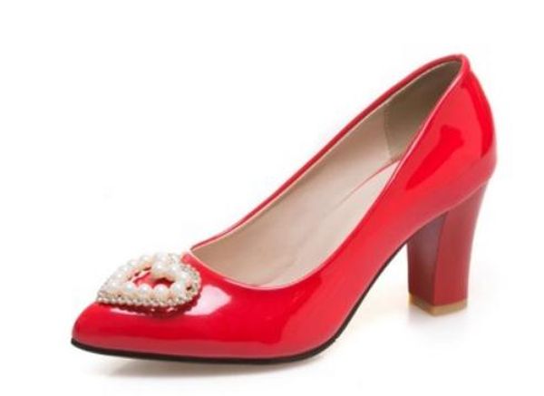 2019 women's shoes in spring and autumn with new style high heel coarse heel pointed end water drill@5012, Black
2019 women's shoes in spring and autumn with new style high heel coarse heel pointed end water drill@5012, Black