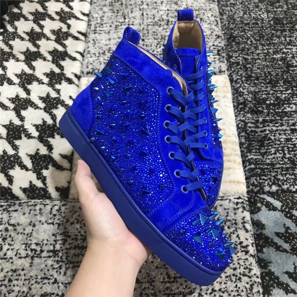 promotional price blue sliver pik pik spikes red bottom sneakers shoes strass high women,men walking fashion flats, Black
promotional price blue sliver pik pik spikes red bottom sneakers shoes strass high women,men walking fashion flats, Black