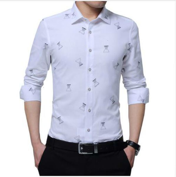 quality print mens shirts button down slim fit dress men's shirts long sleeves autumn social club man clothes camisa masculina, White;black
quality print mens shirts button down slim fit dress men's shirts long sleeves autumn social club man clothes camisa masculina, White;black