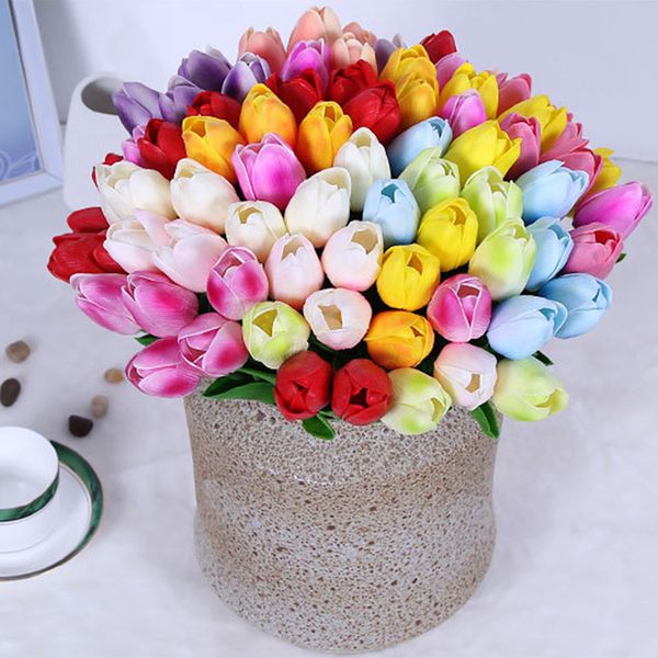 artificial flowers mini tulip fake flowers living room lounge bar flower arrangement wedding decoration home decoration(10 sets
artificial flowers mini tulip fake flowers living room lounge bar flower arrangement wedding decoration home decoration(10 sets