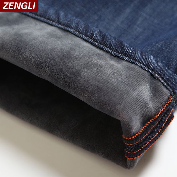 zengli mens winter jeans warm flannel lined denim jeans male classic designer men's warm trousers, Blue
zengli mens winter jeans warm flannel lined denim jeans male classic designer men's warm trousers, Blue