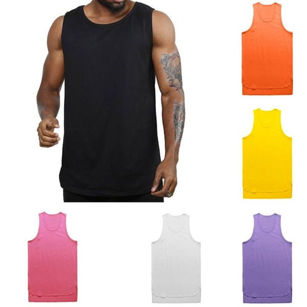 men' tank 2021 men cotton irregularity casual sport pure color fitness sleeveless shirt tee vest, White;black
men' tank 2021 men cotton irregularity casual sport pure color fitness sleeveless shirt tee vest, White;black