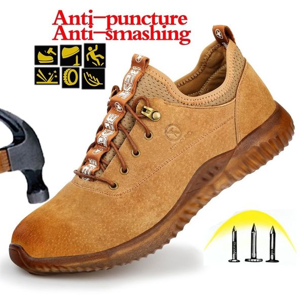 hohner men's fashion cowhide leather breathable jelly outsole safety shoes steel toe cap work shoes outdoor sports protective, Black
hohner men's fashion cowhide leather breathable jelly outsole safety shoes steel toe cap work shoes outdoor sports protective, Black