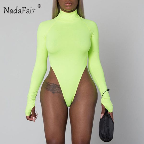 nadafair long sleeve turtleneck bodysuit women 2019 skinny autumn romper bodysuits streetwear black neon orange body female, Black;white
nadafair long sleeve turtleneck bodysuit women 2019 skinny autumn romper bodysuits streetwear black neon orange body female, Black;white