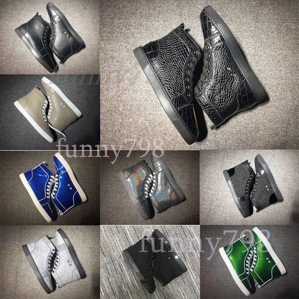2019 brand men women red bottom 19ss spike socks platform donna spikes bottoms party personality high leather designer shoes sneakers, Black
2019 brand men women red bottom 19ss spike socks platform donna spikes bottoms party personality high leather designer shoes sneakers, Black
