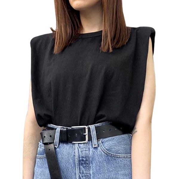2020 summer sleeveless female o neck white women blouse shirt ladies loose solid chic casual blouses black cotton brown
2020 summer sleeveless female o neck white women blouse shirt ladies loose solid chic casual blouses black cotton brown