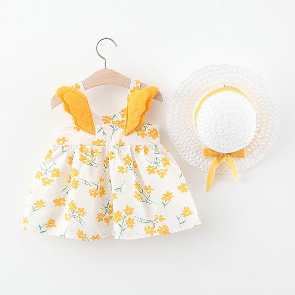kids designer clothes girls girls sleeveless vest dress new summer childrens printed suspender dress baby cotton dress a generation of hair, Red;yellow
kids designer clothes girls girls sleeveless vest dress new summer childrens printed suspender dress baby cotton dress a generation of hair, Red;yellow