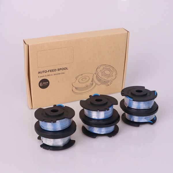6pcs replacement synthetic trimmer/edger spool line compatible model ryobi one+ 18-volt 24v 40v edger trimmer replacement spool
6pcs replacement synthetic trimmer/edger spool line compatible model ryobi one+ 18-volt 24v 40v edger trimmer replacement spool