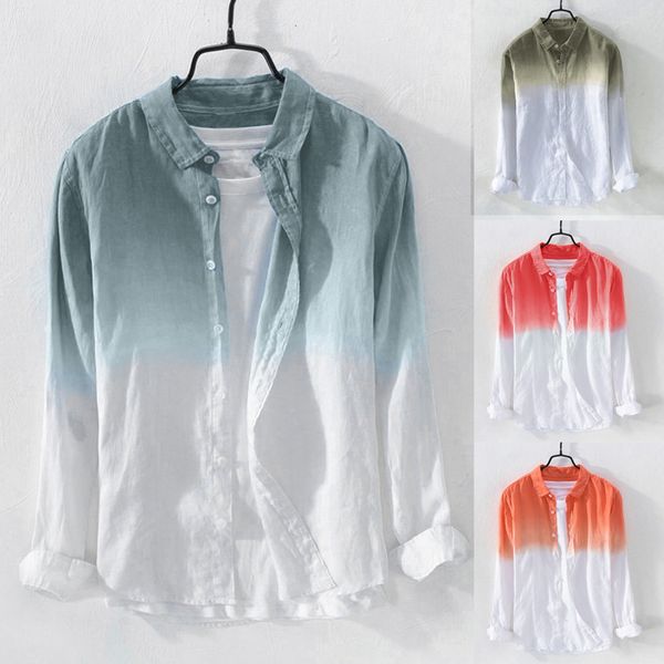 man shirt 2019 man cool thin breathable lapel collar hanging dyed gradient cotton shirt fashion camisas masculina autumn f1, White;black
man shirt 2019 man cool thin breathable lapel collar hanging dyed gradient cotton shirt fashion camisas masculina autumn f1, White;black