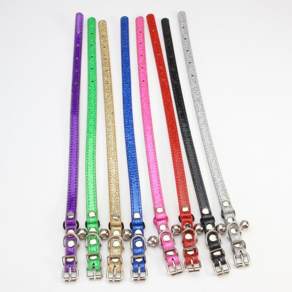 12 pieces / lot ) colorful glitter pu leather material small big fat cat necklace with bells and elastic cat collar s m l
12 pieces / lot ) colorful glitter pu leather material small big fat cat necklace with bells and elastic cat collar s m l
