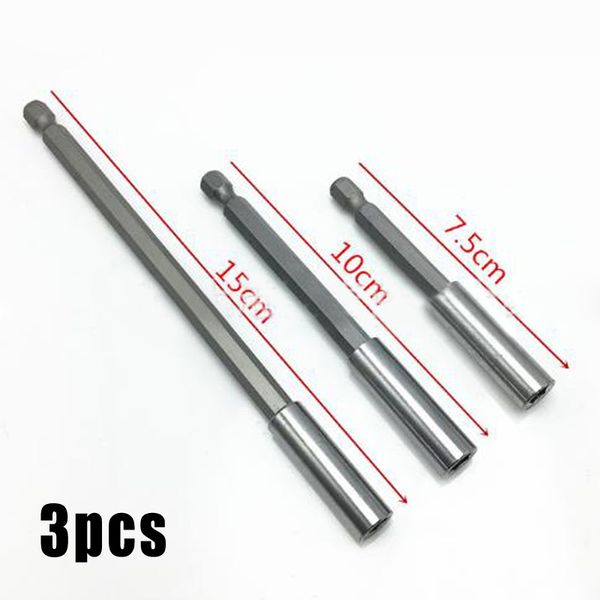 3pc 50 75 100 150mm 1/4 quick release magnetic screwdriver extension bit holder driver repair tool multi tool hand tools
3pc 50 75 100 150mm 1/4 quick release magnetic screwdriver extension bit holder driver repair tool multi tool hand tools