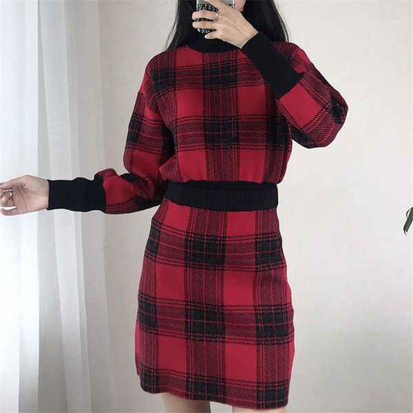 fashion vintage panelled long sleeve short skirt womens 2pcs sweater dresses females clothing plaid print womens designer 2pcs dresses, White
fashion vintage panelled long sleeve short skirt womens 2pcs sweater dresses females clothing plaid print womens designer 2pcs dresses, White