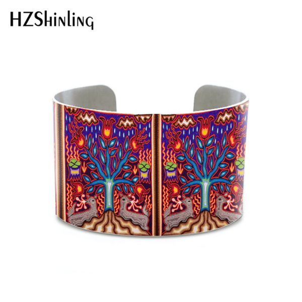 2020 new mexican painting huichol art bangle bohemia style bracelet for women and gifts aluminum metal bangles, Black
2020 new mexican painting huichol art bangle bohemia style bracelet for women and gifts aluminum metal bangles, Black