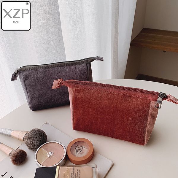 xzp solid color cosmetic bag soft velvet women make up bag travel makeup storage organizer toiletry wash neceser
xzp solid color cosmetic bag soft velvet women make up bag travel makeup storage organizer toiletry wash neceser