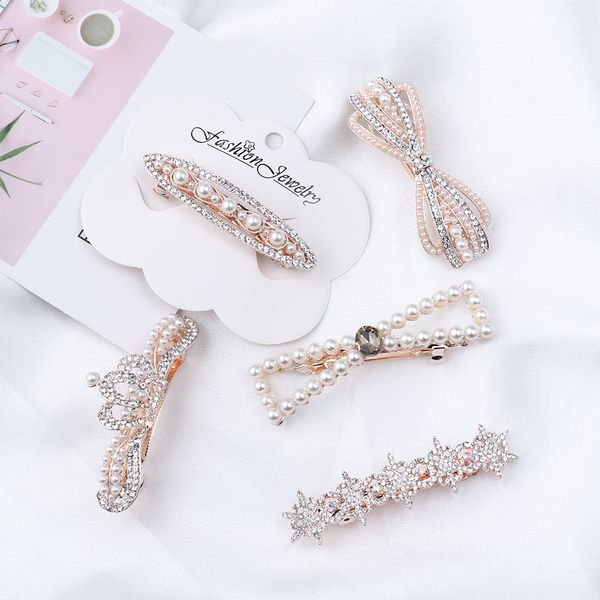 pearl barrettes elegant floral hair clip cute crystal hair hairpin headwear tiara accessories gift for woman girls barrette, Golden;white
pearl barrettes elegant floral hair clip cute crystal hair hairpin headwear tiara accessories gift for woman girls barrette, Golden;white