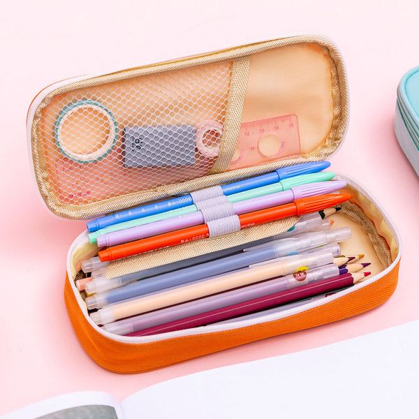 1 pcs pencil case large capacity candy color stationery organizer multifunction cosmetics bag gt66
1 pcs pencil case large capacity candy color stationery organizer multifunction cosmetics bag gt66