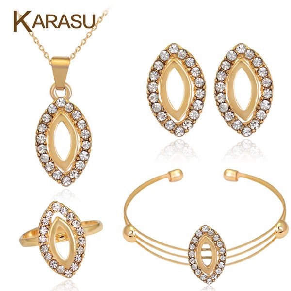 new arrive hollow out gold-color crystal statement necklace stud earring bracelet ring set for women wedding jewelry set, Silver
new arrive hollow out gold-color crystal statement necklace stud earring bracelet ring set for women wedding jewelry set, Silver