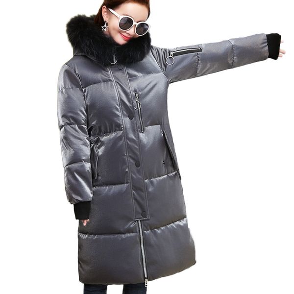 25 degrees hooded long coat new winter womens down cotton jackets gold velvet big fur collar fluffy thick plus size parkas 339, Black
25 degrees hooded long coat new winter womens down cotton jackets gold velvet big fur collar fluffy thick plus size parkas 339, Black