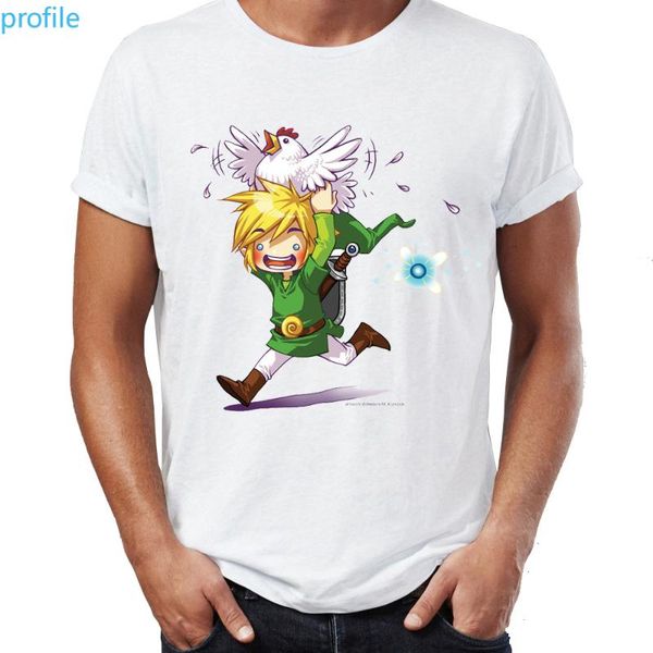 men's t shirt legend of zelda link and cucco funny awesome gaming mens tshirt hip hop streetwear new arrival male clothes, White;black
men's t shirt legend of zelda link and cucco funny awesome gaming mens tshirt hip hop streetwear new arrival male clothes, White;black