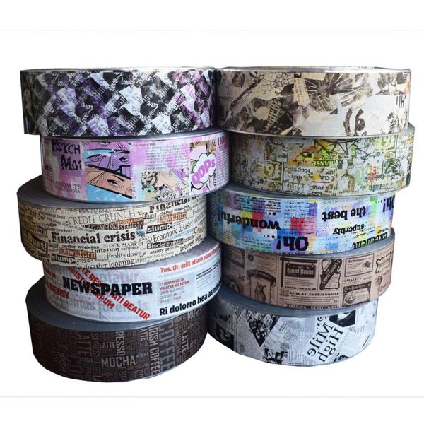 10rolls vintage newspaper stickers set on nail foils adhesive transfer for manicure 4cm*500m diy nail art decoration accessories, Black
10rolls vintage newspaper stickers set on nail foils adhesive transfer for manicure 4cm*500m diy nail art decoration accessories, Black