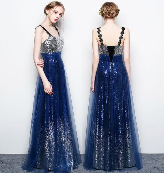 custom made elegance star party evening dresses 2020 v-neck halter belt long sequins party prom dresses, Black
custom made elegance star party evening dresses 2020 v-neck halter belt long sequins party prom dresses, Black