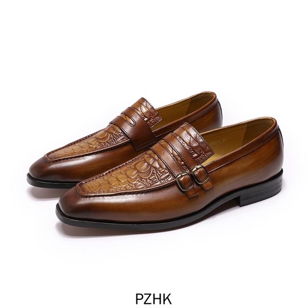 2019 casual de los hombres negocios zapatos vestir cuero genuino for cocodrilo marrn estampado fiesta boda mocasines para hom, Black
2019 casual de los hombres negocios zapatos vestir cuero genuino for cocodrilo marrn estampado fiesta boda mocasines para hom, Black