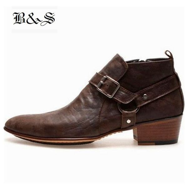 black& street hairstylist designer wedge genuine leather pointed toe buckle strap boots
black& street hairstylist designer wedge genuine leather pointed toe buckle strap boots